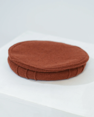 Lambswool Plain Cap Rust